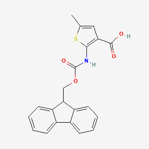 2-((((9h-Fluoren-9-yl)methoxy)carbonyl)amino)-5-methylthiophene-3-carboxylic acid - 