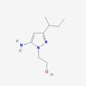 2-(5-Amino-3-(sec-butyl)-1h-pyrazol-1-yl)ethan-1-ol - 