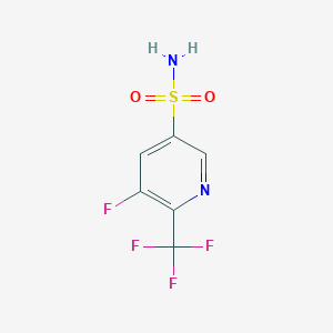 5-Fluoro-6-(trifluoromethyl)pyridine-3-sulfonamide - 