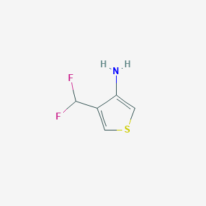4-(Difluoromethyl)thiophen-3-amine - 