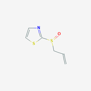 2-(Prop-2-ene-1-sulfinyl)-1,3-thiazole - 