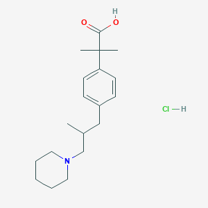2-Methyl-2-{4-[2-methyl-3-(piperidin-1-yl)propyl]phenyl}propanoicacidhydrochloride - 