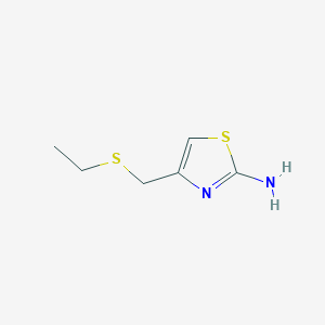 4-((Ethylthio)methyl)thiazol-2-amine - 