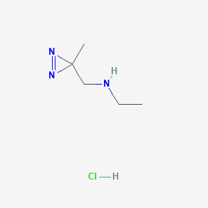 ethyl[(3-methyl-3H-diazirin-3-yl)methyl]aminehydrochloride - 