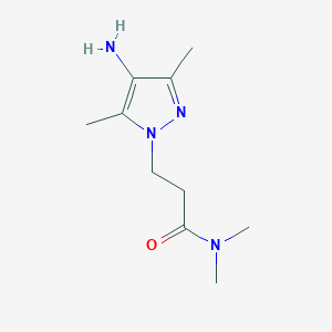 3-(4-Amino-3,5-dimethyl-1h-pyrazol-1-yl)-N,N-dimethylpropanamide - 