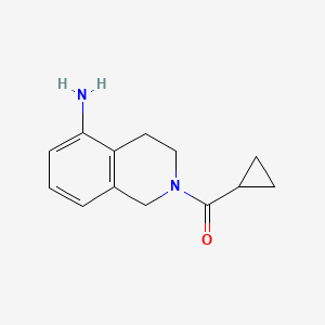 (5-Amino-3,4-dihydroisoquinolin-2(1h)-yl)(cyclopropyl)methanone - 