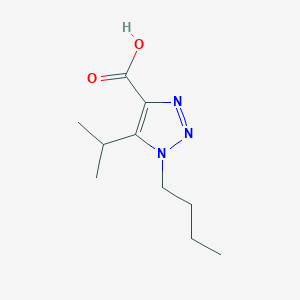 1-Butyl-5-isopropyl-1h-1,2,3-triazole-4-carboxylic acid - 