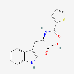 rel-(2R)-3-(1H-indol-3-yl)-2-[(thiophen-2-yl)formamido]propanoicacid - 