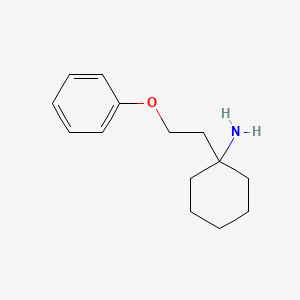 1-(2-Phenoxyethyl)cyclohexan-1-amine - 