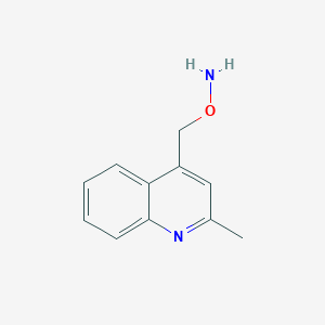 o-((2-Methylquinolin-4-yl)methyl)hydroxylamine - 