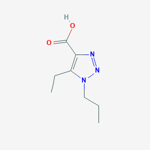 5-Ethyl-1-propyl-1h-1,2,3-triazole-4-carboxylic acid - 