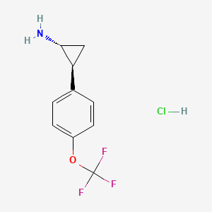 (1R,2S)-2-(4-(Trifluoromethoxy)phenyl)cyclopropan-1-amine hydrochloride - 