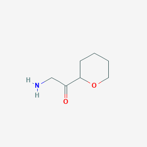2-Amino-1-(tetrahydro-2h-pyran-2-yl)ethan-1-one - 