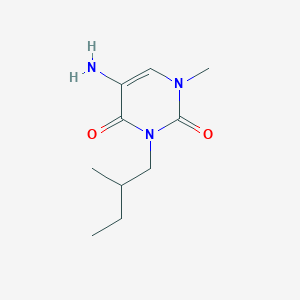 5-Amino-1-methyl-3-(2-methylbutyl)pyrimidine-2,4(1h,3h)-dione - 