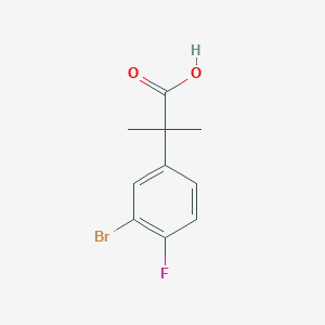 2-(3-Bromo-4-fluorophenyl)-2-methylpropanoicacid - 