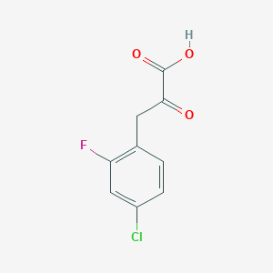 3-(4-Chloro-2-fluorophenyl)-2-oxopropanoic acid - 