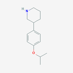 3-(4-Isopropoxyphenyl)piperidine - 