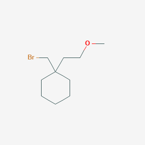 1-(Bromomethyl)-1-(2-methoxyethyl)cyclohexane - 