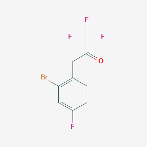 3-(2-Bromo-4-fluorophenyl)-1,1,1-trifluoropropan-2-one - 
