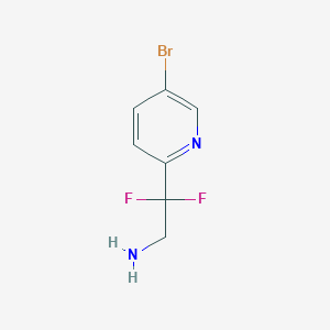 2-(5-Bromopyridin-2-yl)-2,2-difluoroethan-1-amine - 