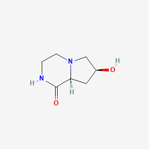 (7S,8aS)-7-hydroxy-octahydropyrrolo[1,2-a]pyrazin-1-one - 