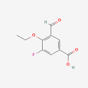 4-Ethoxy-3-fluoro-5-formylbenzoic acid - 