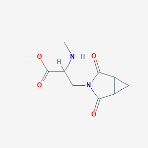 Methyl 3-(2,4-dioxo-3-azabicyclo[3.1.0]hexan-3-yl)-2-(methylamino)propanoate - 