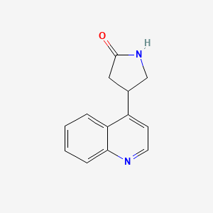 4-(Quinolin-4-yl)pyrrolidin-2-one - 