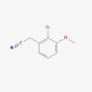 2-(2-Bromo-3-methoxyphenyl)acetonitrile - 128828-87-5