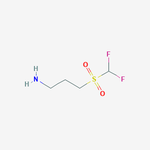 3-((Difluoromethyl)sulfonyl)propan-1-amine - 