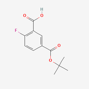 5-[(Tert-butoxy)carbonyl]-2-fluorobenzoic acid - 