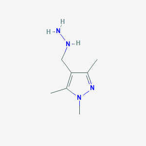 4-(hydrazinylmethyl)-1,3,5-trimethyl-1H-pyrazole - 