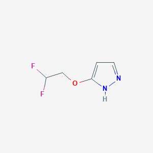 3-(2,2-difluoroethoxy)-1H-pyrazole - 