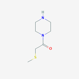 2-(Methylthio)-1-(piperazin-1-yl)ethan-1-one - 