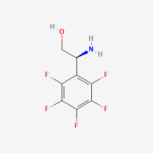 (s)-2-Amino-2-(perfluorophenyl)ethan-1-ol - 