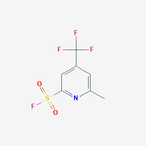 6-Methyl-4-(trifluoromethyl)pyridine-2-sulfonylfluoride - 