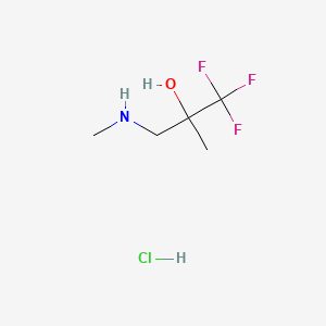 1,1,1-Trifluoro-2-methyl-3-(methylamino)propan-2-olhydrochloride - 