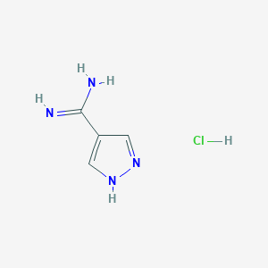 1H-pyrazole-4-carboximidamide hydrochloride - 