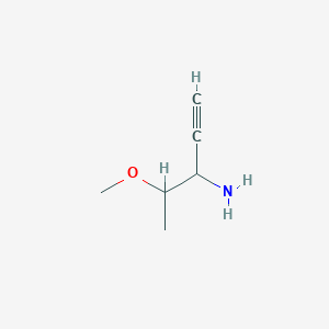 4-Methoxypent-1-yn-3-amine - 