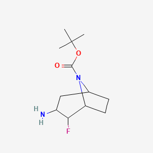Tert-butyl 3-amino-2-fluoro-8-azabicyclo[3.2.1]octane-8-carboxylate - 