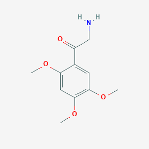 2-Amino-1-(2,4,5-trimethoxyphenyl)ethan-1-one - 