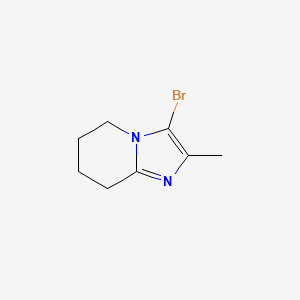 3-Bromo-2-methyl-5,6,7,8-tetrahydroimidazo[1,2-a]pyridine - 