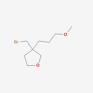 3-(Bromomethyl)-3-(3-methoxypropyl)tetrahydrofuran - 