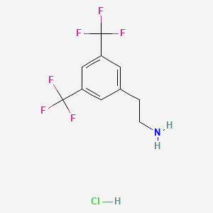 2-[3,5-Bis(trifluoromethyl)phenyl]ethan-1-aminehydrochloride - 