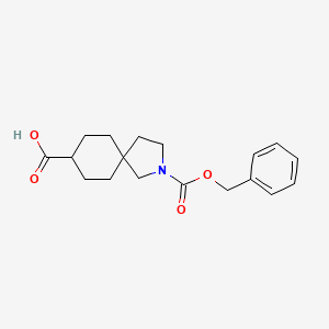 2-((Benzyloxy)carbonyl)-2-azaspiro[4.5]decane-8-carboxylic acid - 