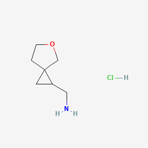 {5-oxaspiro[2.4]heptan-1-yl}methanaminehydrochloride,Mixtureofdiastereomers - 