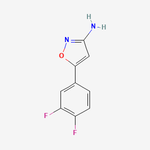 5-(3,4-Difluorophenyl)isoxazol-3-amine - 