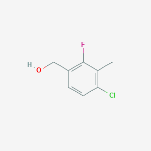 (4-Chloro-2-fluoro-3-methylphenyl)methanol - 
