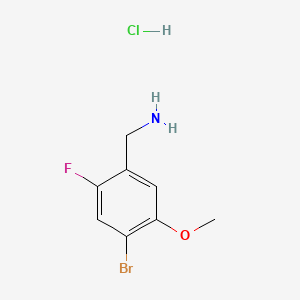 1-(4-Bromo-2-fluoro-5-methoxyphenyl)methanaminehydrochloride - 