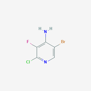 5-Bromo-2-chloro-3-fluoropyridin-4-amine - 
